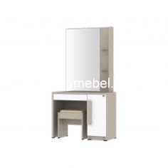 Dressing Table Size 90 - ACTIV Kofi MR 90 / Taupe - White Glossy